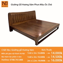 Giường hương xám GHX03