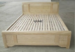 Giường ngủ gỗ sồi GSN01