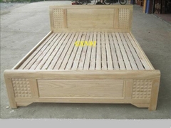 Giường ngủ gỗ sồi GSN01
