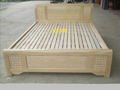 Giường ngủ gỗ sồi GSN01