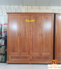 Tủ gỗ xoan đào Veneer TQA09