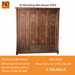 Tủ hương xám Veneer THX3NK