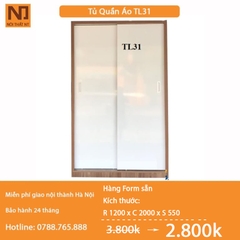Tủ quần áo hàng form sẵn TL31