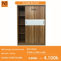 Tủ quần áo hàng form sẵn TL31
