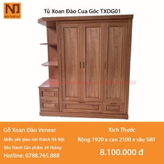 Tủ Xoan Đào Góc TXDG01