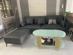 Sofa phòng khách hiện đại da cao cấp GP306- Sofa Tam Kỳ -sofaVNvang01