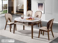 Bàn ăn tròn gấp gọn - bàn ăn thông minh tại Tam Kỳ bàn ăn F25-02- Nội thất Gia Phú - Nội thất Quảng Nam