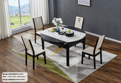 Bàn ăn tròn gấp gọn - bàn ăn thông minh tại Tam Kỳ bàn ăn DC8799- Nội thất Gia Phú - Nội thất Quảng Nam