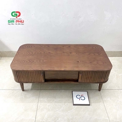 Bàn trà gỗ sồi nan cánh lùa Rustic KBH - BT30