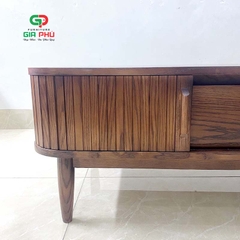 Bàn trà gỗ sồi nan cánh lùa Rustic KBH - BT30