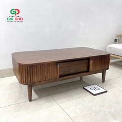Bàn trà gỗ sồi nan cánh lùa Rustic KBH - BT30