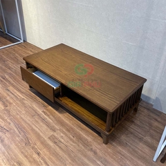 Bàn trà gỗ sồi song nan Rustic - BT29