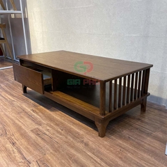 Bàn trà gỗ sồi song nan Rustic - BT29