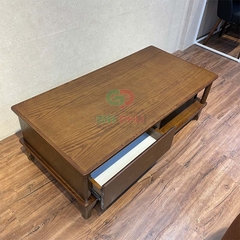 Bàn trà gỗ sồi song nan Rustic - BT29