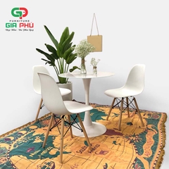 Bộ bàn tròn Tulip ghế Eames DSW - BGT1