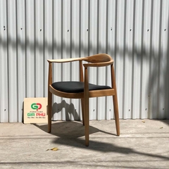 Ghế ăn cafe gỗ tự nhiên có tay Kenedy - G6-N