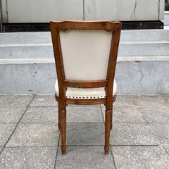 Ghế ăn Louis tân cổ điển lưng vuông - GL03