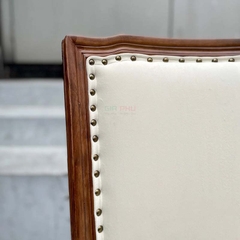 Ghế ăn Louis tân cổ điển lưng vuông - GL03