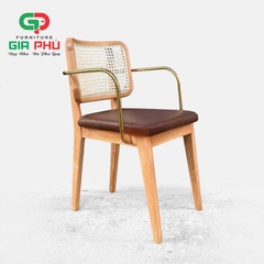 Ghế gỗ tay inox Canna - G40