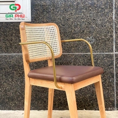 Ghế gỗ tay inox Canna - G40