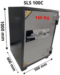 Két sắt tại Núi Thành - Két sắt khóa cơ Solid Hàn Quốc SLS 100C - Két sắt Đà Nẵng