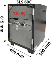 Két sắt tại Núi Thành - Két sắt khóa cơ Solid Hàn Quốc SLS 69C - Két sắt Đà Nẵng