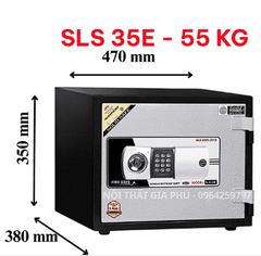 Két sắt Tam Kỳ - Két sắt tại Núi Thành - Két sắt khóa điện tử solid Hàn Quốc SLS 35E