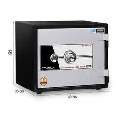 Két sắt mini tại Tam Kỳ - Két sắt Solid SLS 30C khóa cơ