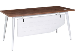 Bàn làm việc hiện đại chân sắt yếm gỗ sơn PU M2 LUX120SC10 - LUX120C10 - M4 LUX140SC10- LUX140C10- M6 LUX160C10