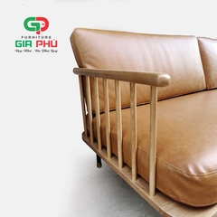 Sofa Kalmar Rustic gỗ nan lưng - S5