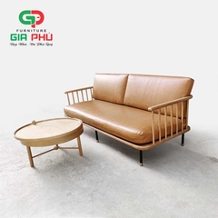 Sofa Kalmar Rustic gỗ nan lưng - S5