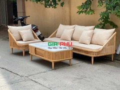 Sofa văng gỗ Dedar KBH Sofa Xuất Khẩu - S3