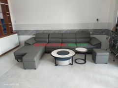 Sofa da Gia Phú VH37 - Sofa Tam Kỳ - Nội Thất Gia Phú