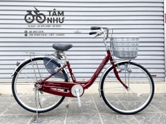 Xe Đạp Mini Nhật - WEA 2611- Đỏ Mận