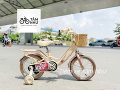 Xe Đạp Trẻ Em Thống Nhất Tom and Jerry - Cam Hồng 14inch