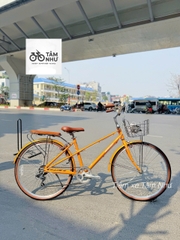 Xe đạp mini Nhật Mamoru City – Classic - Cam