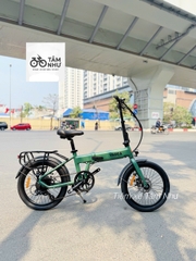 Xe đạp trợ lực điện GẤP GỌN - YADEA FLIT - Xanh
