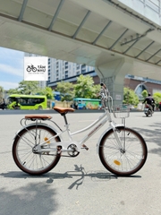Xe đạp trẻ em NISHIKI HELEN - Trắng 20 INCH