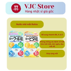 Nhỏ Mắt ROHTO 12ml Nhật Bản - Bổ Sung Vitamin cho mắt