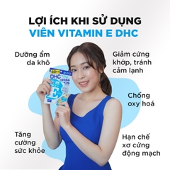 Viên uống Bổ Sung Vitamin E DHC Nhật Bản 30 Viên 30 Ngày Dùng