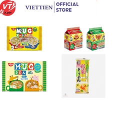 Mì Mug Nhật cho bé, mỳ mug vàng/xanh nissin Nhật Bản cho trẻ ăn dặm