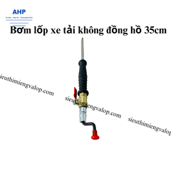 Bơm lốp xe tải tay quay không đồng hồ 35cm