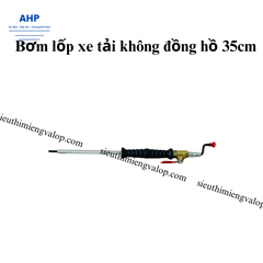 Bơm lốp xe tải tay quay không đồng hồ 35cm