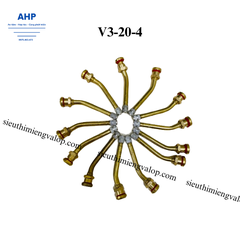 Van lốp không săm (không ruột) xe tải, xe buýt ( đường kính lỗ vành 9,7mm, chiều dài 92mm) V3-20-4