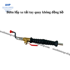 Bơm lốp xe tải tay quay không đồng hồ 50cm