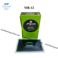Hộp 10 miếng vá lốp có bố vải dành cho lốp không săm xe Du Lịch, xe Tải Model: MR-12 (70x120mm)