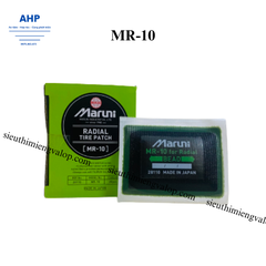 Hộp 10 miếng vá lốp có bố vải dành cho lốp không săm xe Du Lịch, xe Tải Model: MR-10 (56x77mm)