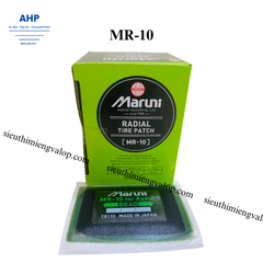 Hộp 10 miếng vá lốp có bố vải dành cho lốp không săm xe Du Lịch, xe Tải Model: MR-10 (56x77mm)