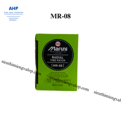 Hộp 20 miếng vá lốp có bố vải dành cho lốp không săm xe Du Lịch, xe Tải Model: MR-08