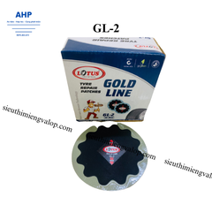 Hộp 10 miếng vá bố vải dành cho lốp không săm và lốp có săm -Lotus-Ấn Độ GL-2-93mm
